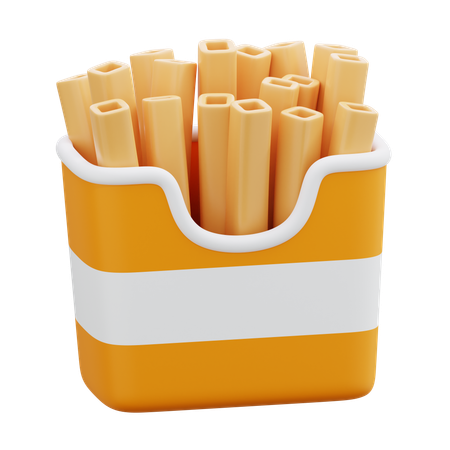 French fries  3D Icon