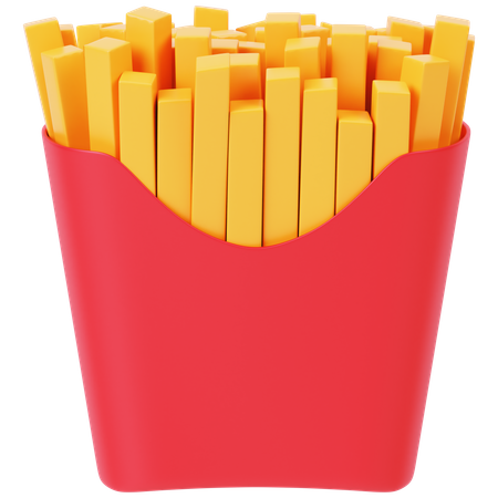 French Fries  3D Icon