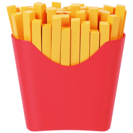French Fries  3D Icon