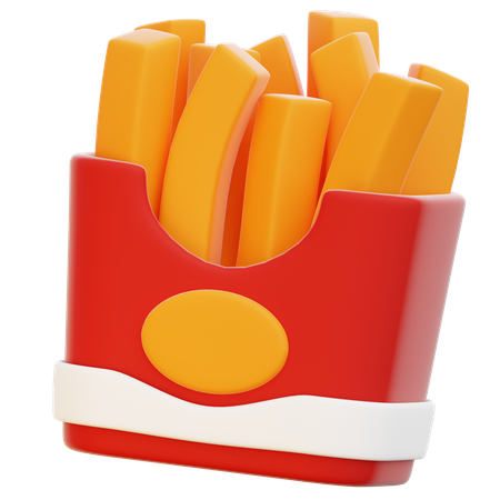 French Fries  3D Icon