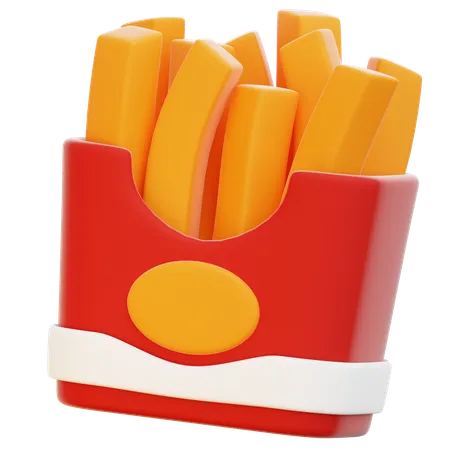 French Fries  3D Icon