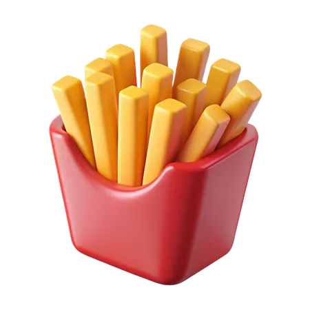 French Fries  3D Icon