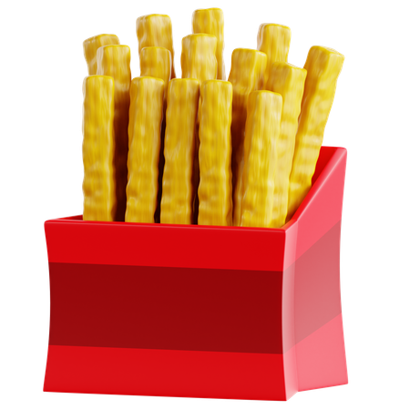 French Fries  3D Icon