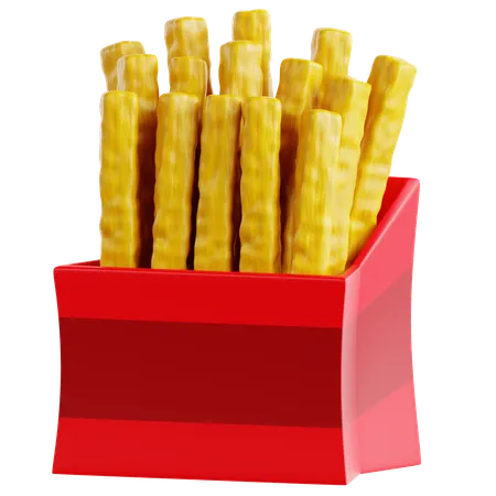 French Fries  3D Icon