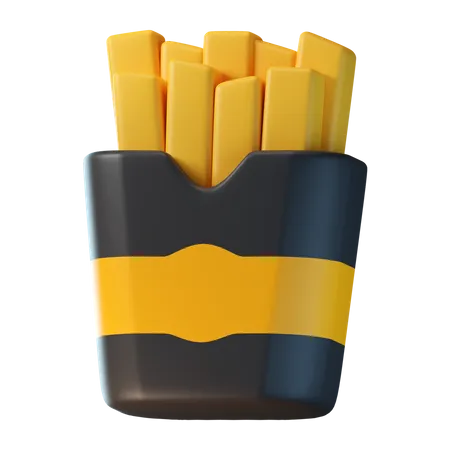 French Fries  3D Icon