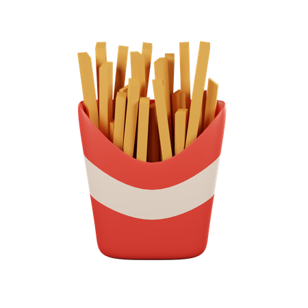 French Fries  3D Icon