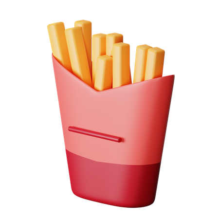 French Fries  3D Icon