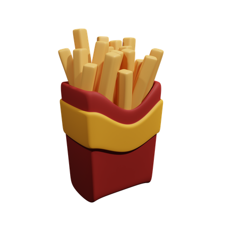 French Fries  3D Icon