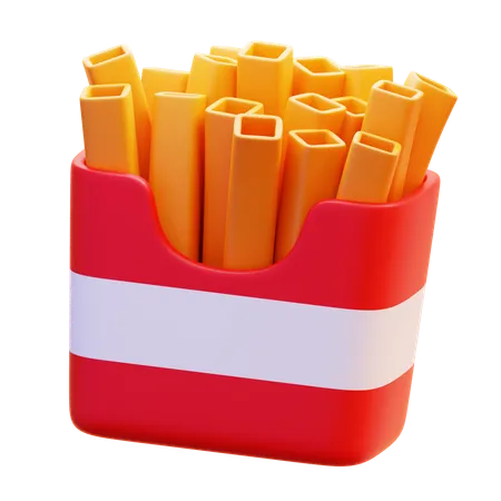 FRENCH FRIES  3D Icon