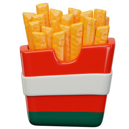 French Fries  3D Icon