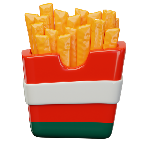French Fries  3D Icon