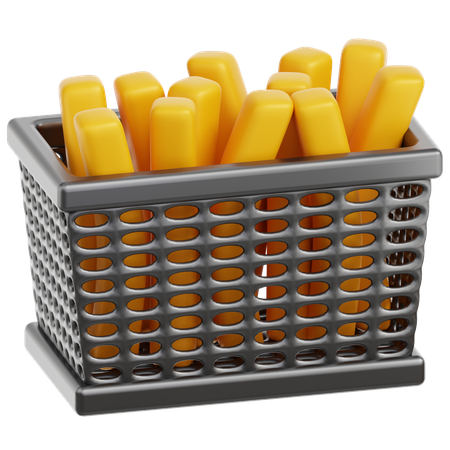 French Fries  3D Icon