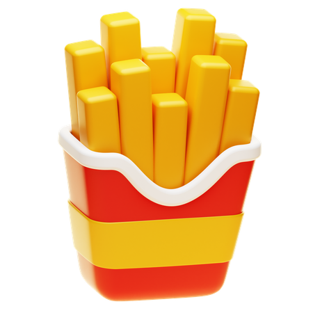 FRENCH FRIES  3D Icon