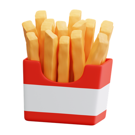 French Fries  3D Icon