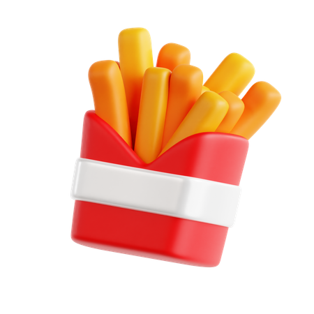 French Fries  3D Icon