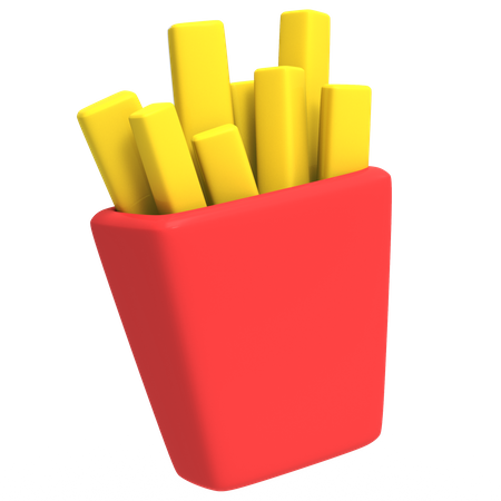 French Fries  3D Icon