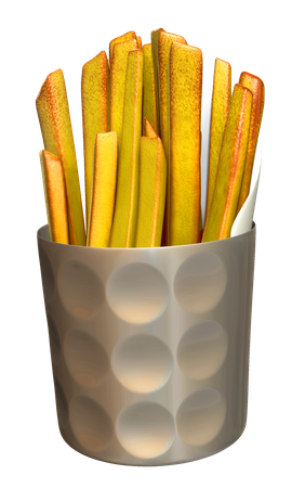French Fries  3D Icon
