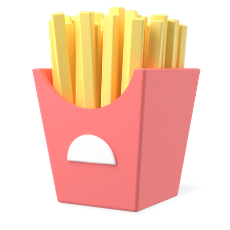 French Fries  3D Icon