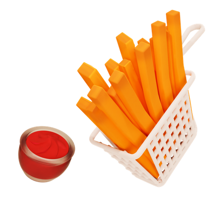 French Fries  3D Icon