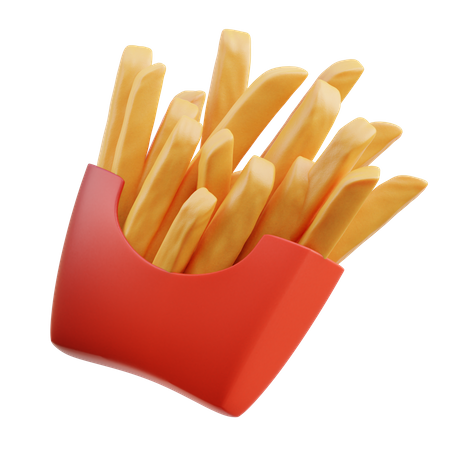 French Fries  3D Icon