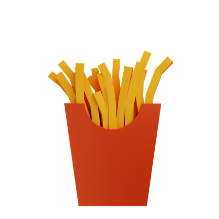 French Fries  3D Icon