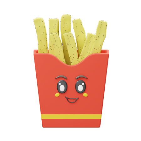 French Fries  3D Icon