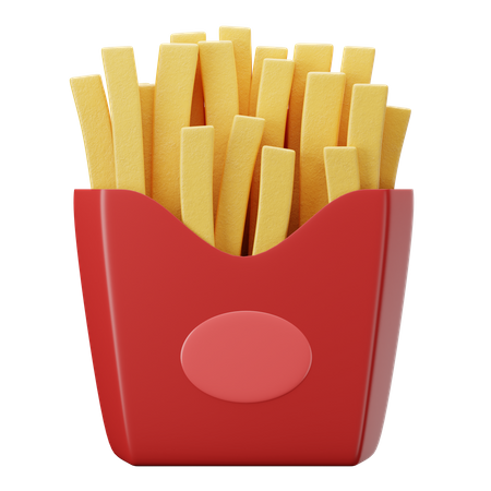 French Fries  3D Icon