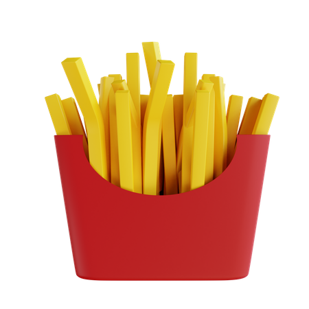 French Fries  3D Icon