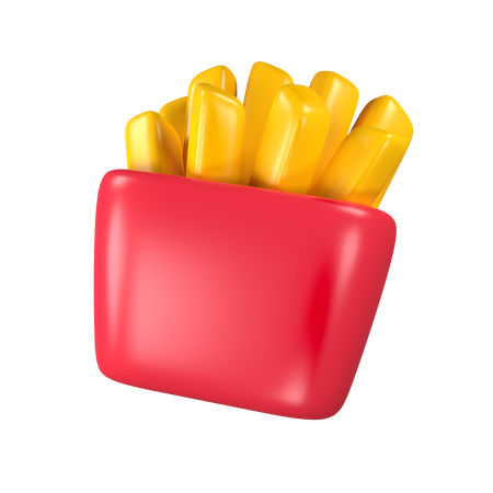 French Fries  3D Icon