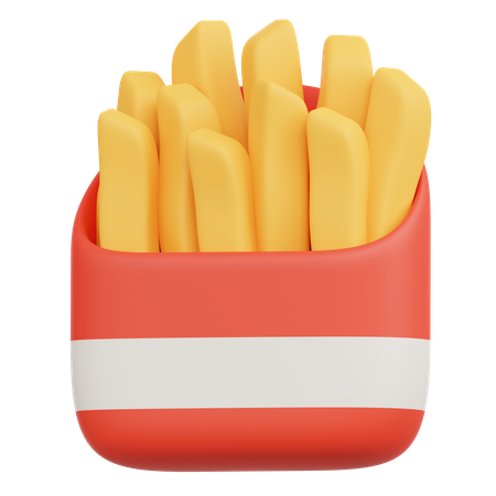 French Fries  3D Icon