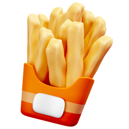 French Fries  3D Icon