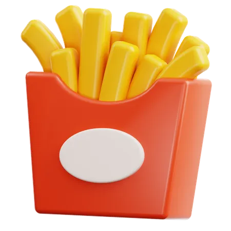 French Fries  3D Icon