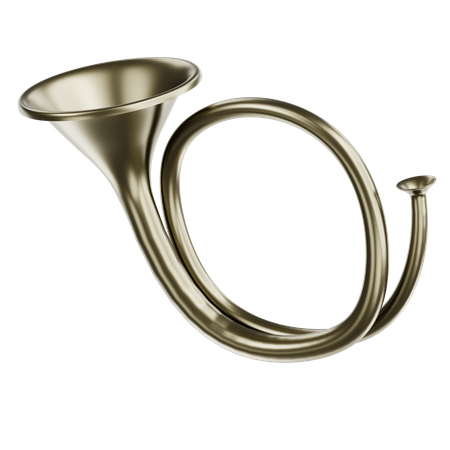 French Horn  3D Icon