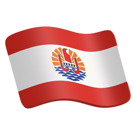 French Polynesia  3D Icon