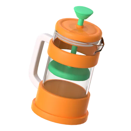 French Press  3D Icon