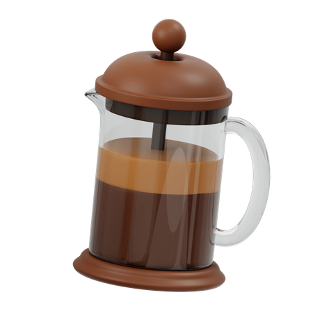 French Press  3D Icon