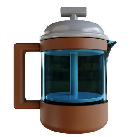 French Press  3D Icon