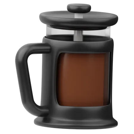 French Press  3D Icon