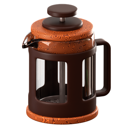 French Press  3D Icon