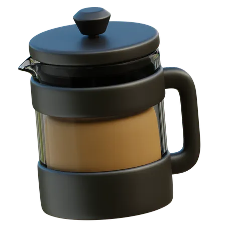 French Press  3D Icon