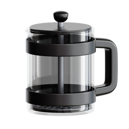 French Press  3D Icon