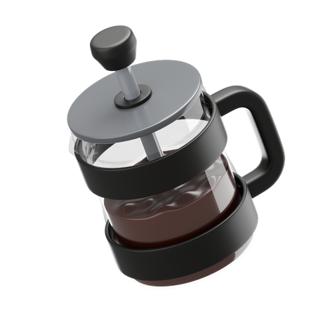 French Press  3D Icon