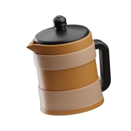 French Press  3D Icon