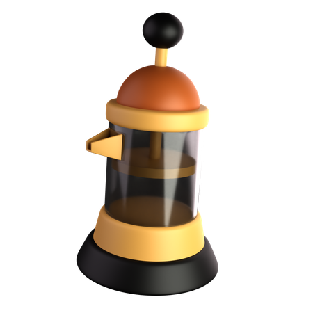 French press  3D Icon