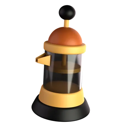 French press  3D Icon