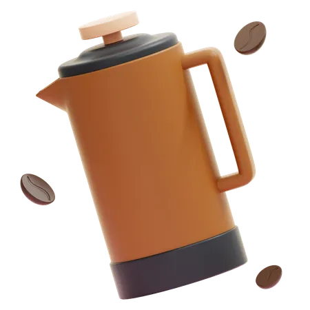 French Press  3D Icon