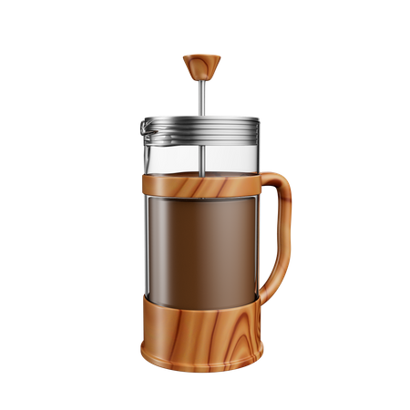 French Press  3D Icon