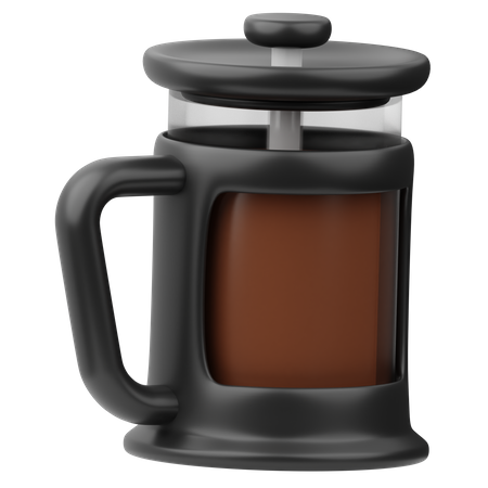French Press  3D Icon