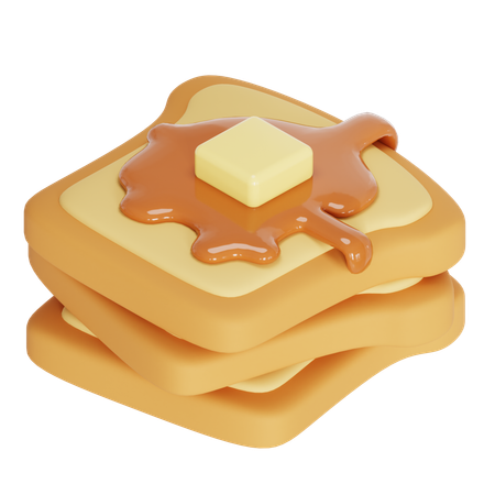 French Toast  3D Icon