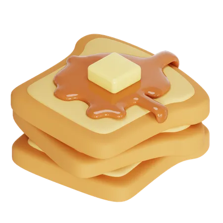French Toast  3D Icon